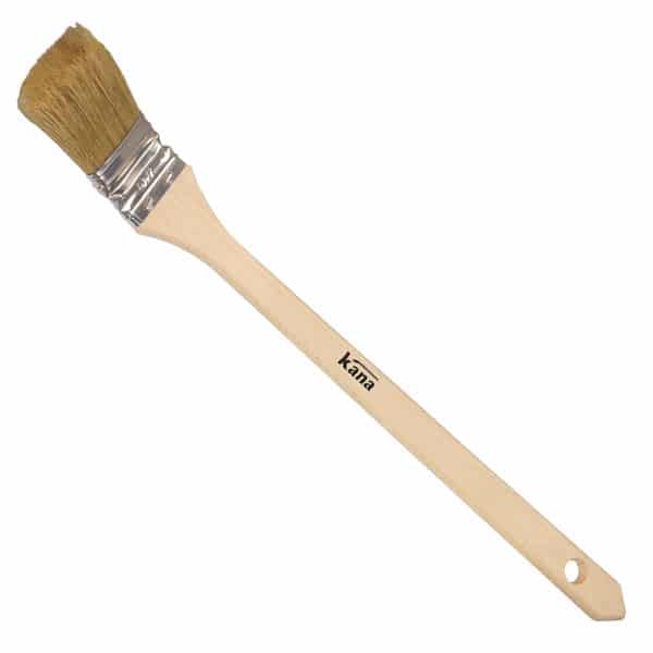 Brosse Radiateur Soies Blanches Virole Inox