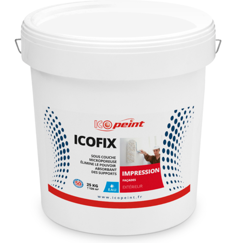 ICOFIX PRIMAIRE FACADE BLANC - EXTERIEUR