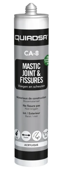 MASTIC JOINT ET FISSURES CA-8 BLANC 300ML