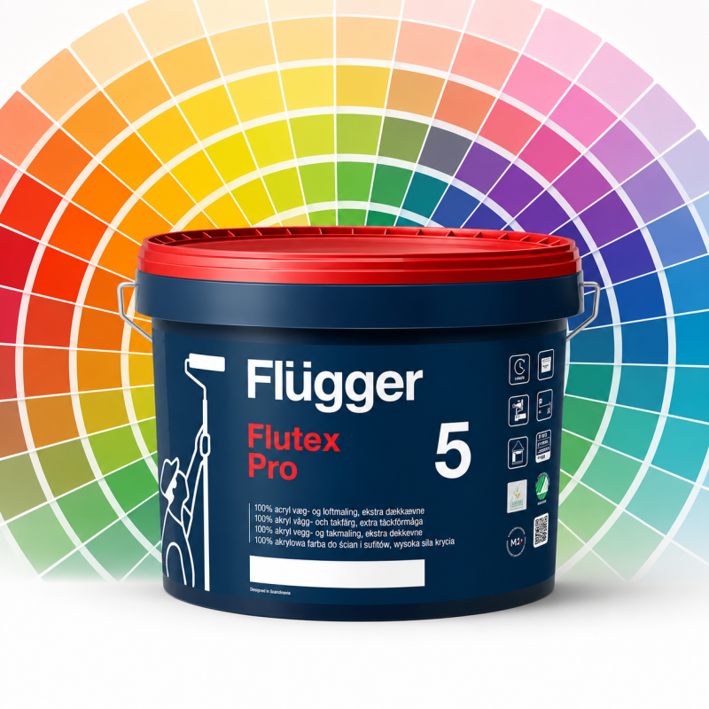 Flutex pro 5 MAT LAVABLE COULEUR - INTERIEUR/EXTERIEUR