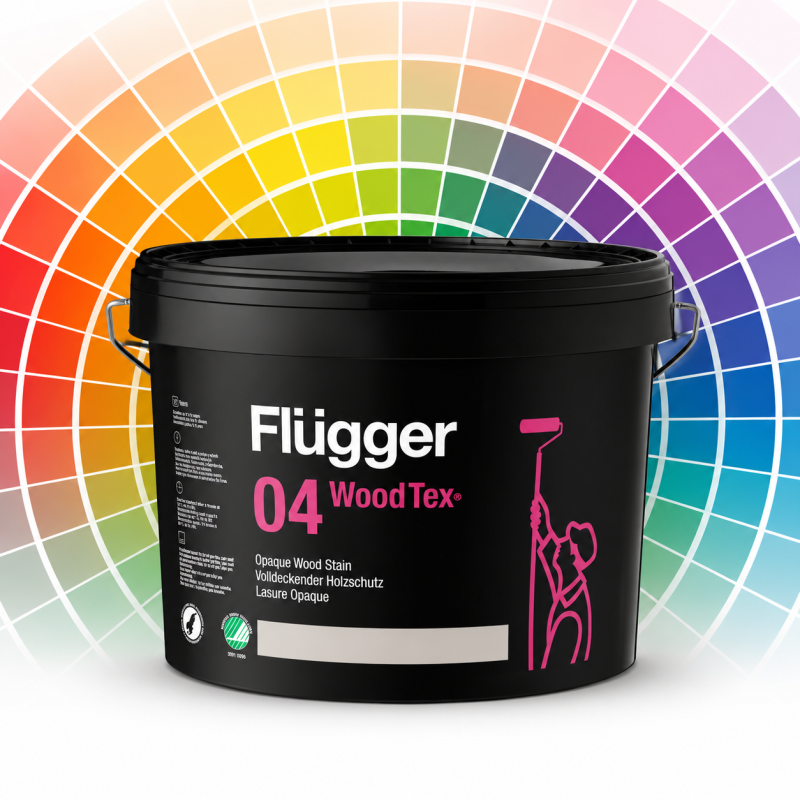 Wood tex 04 LASURE OPAQUE COULEUR - EXTERIEUR